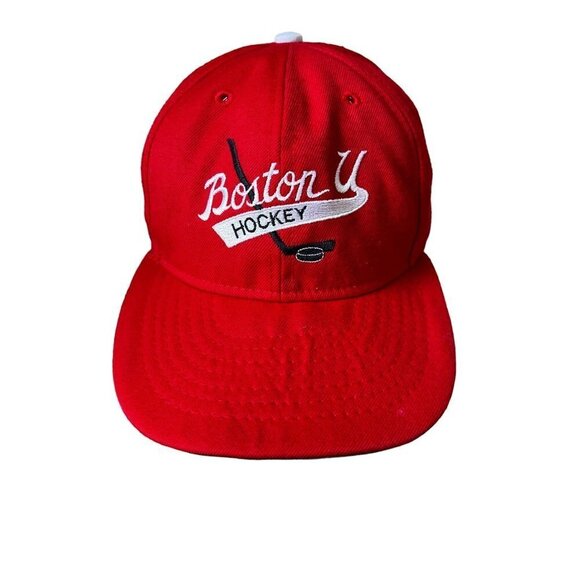 Boston Hockey Vintage Fitted Embroidered Strapback Hat Made in USA - Picture 1 of 10